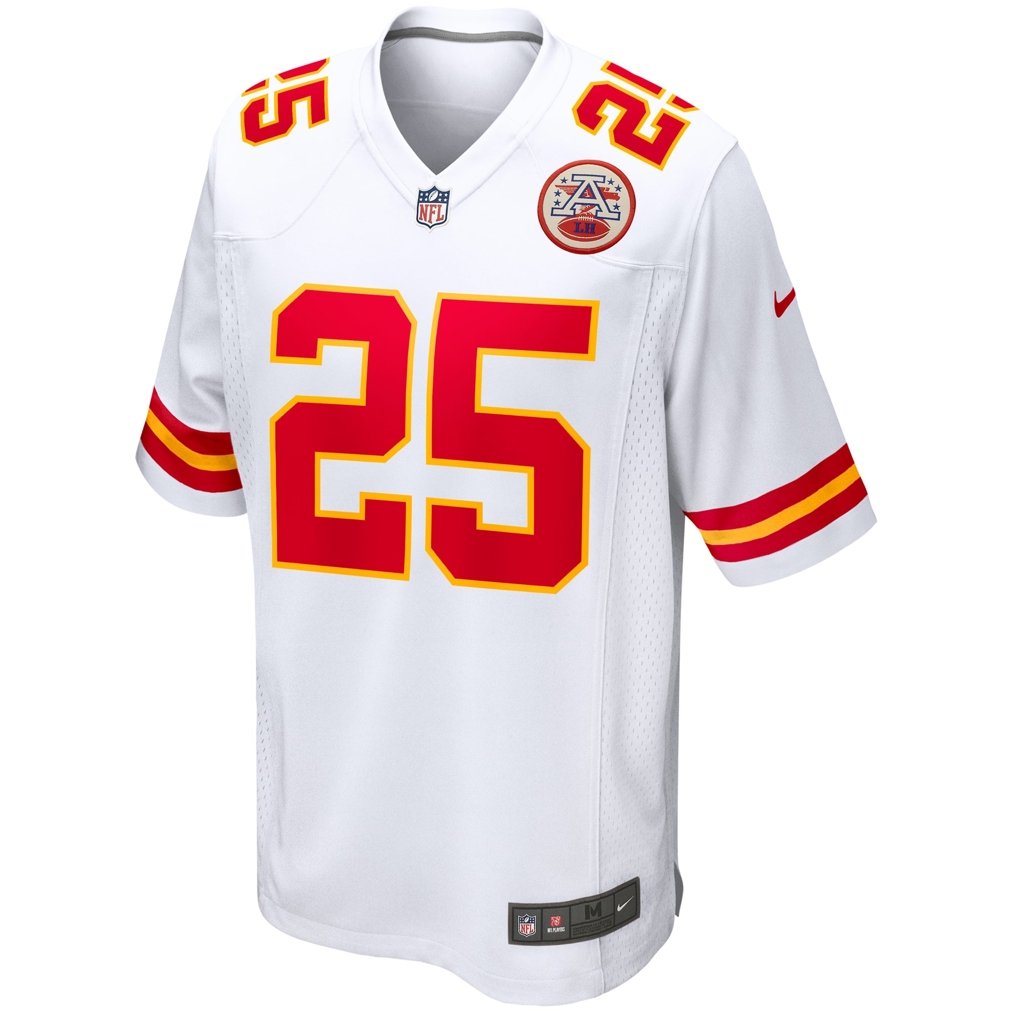 Kansas City Chiefs Clyde Edwards-Helaire White Game NFL Jersey Men's