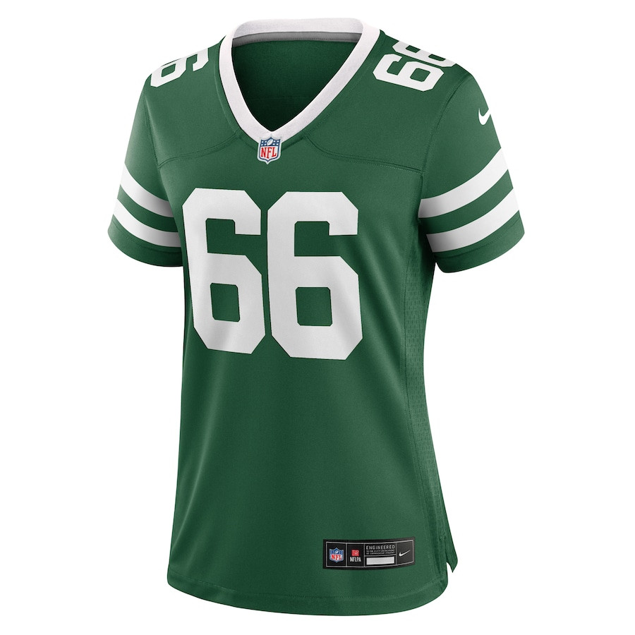 Joe Tippmann 66 New York Jets Team Game Legacy Green NFL Jersey Women's