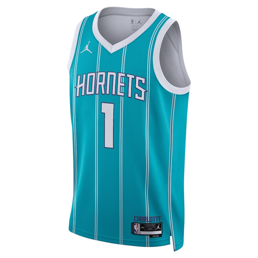 LaMelo Ball 1 Charlotte Hornets Unisex Swingman Icon Edition Teal NBA Jersey Unisex