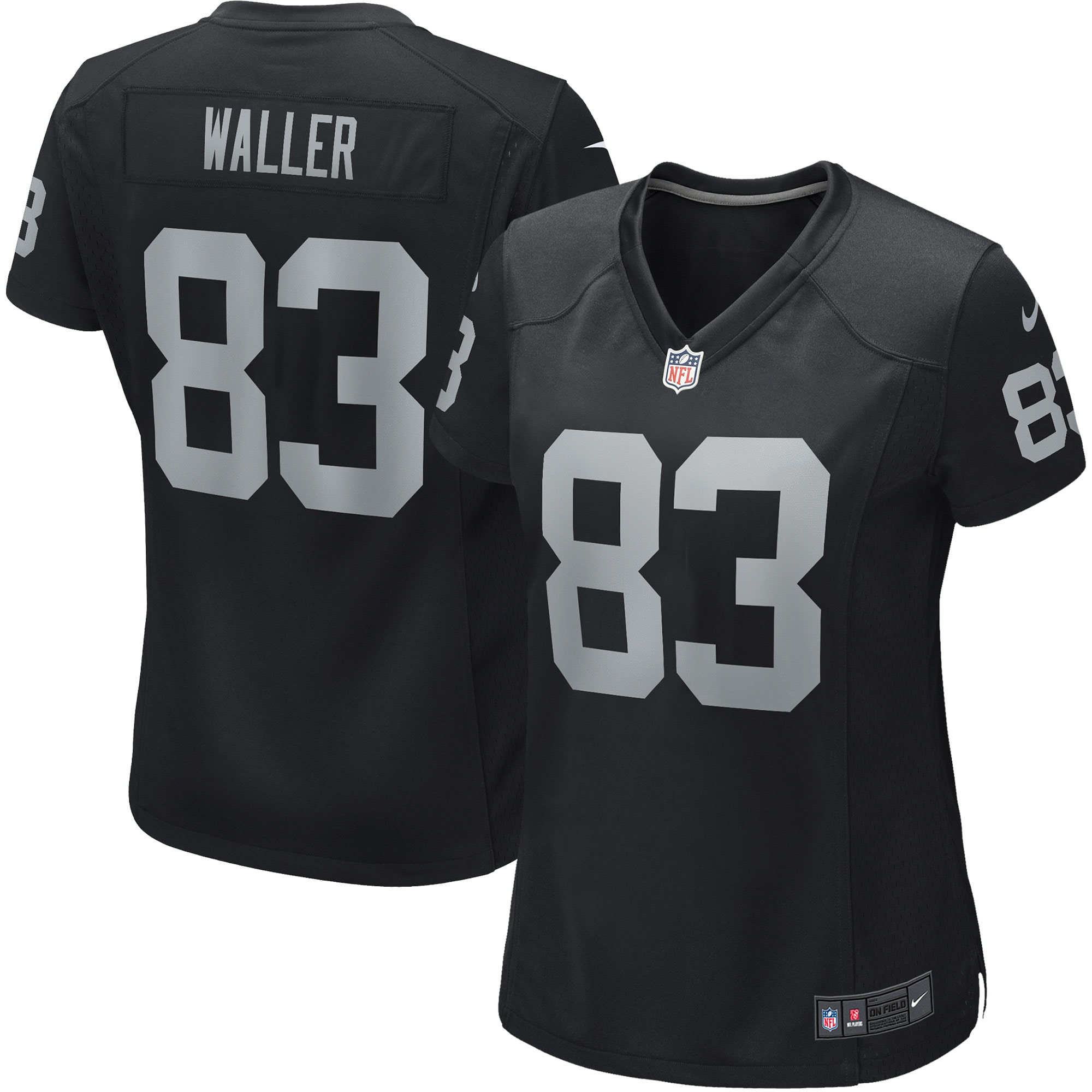 Las Vegas Raiders Darren Waller Black Player NFL Jersey Women's