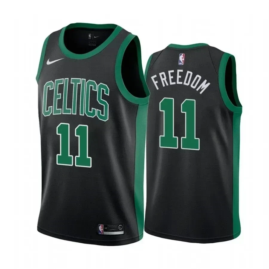 Enes Kanter Freedom Celtics Statet NBA Jersey Men's