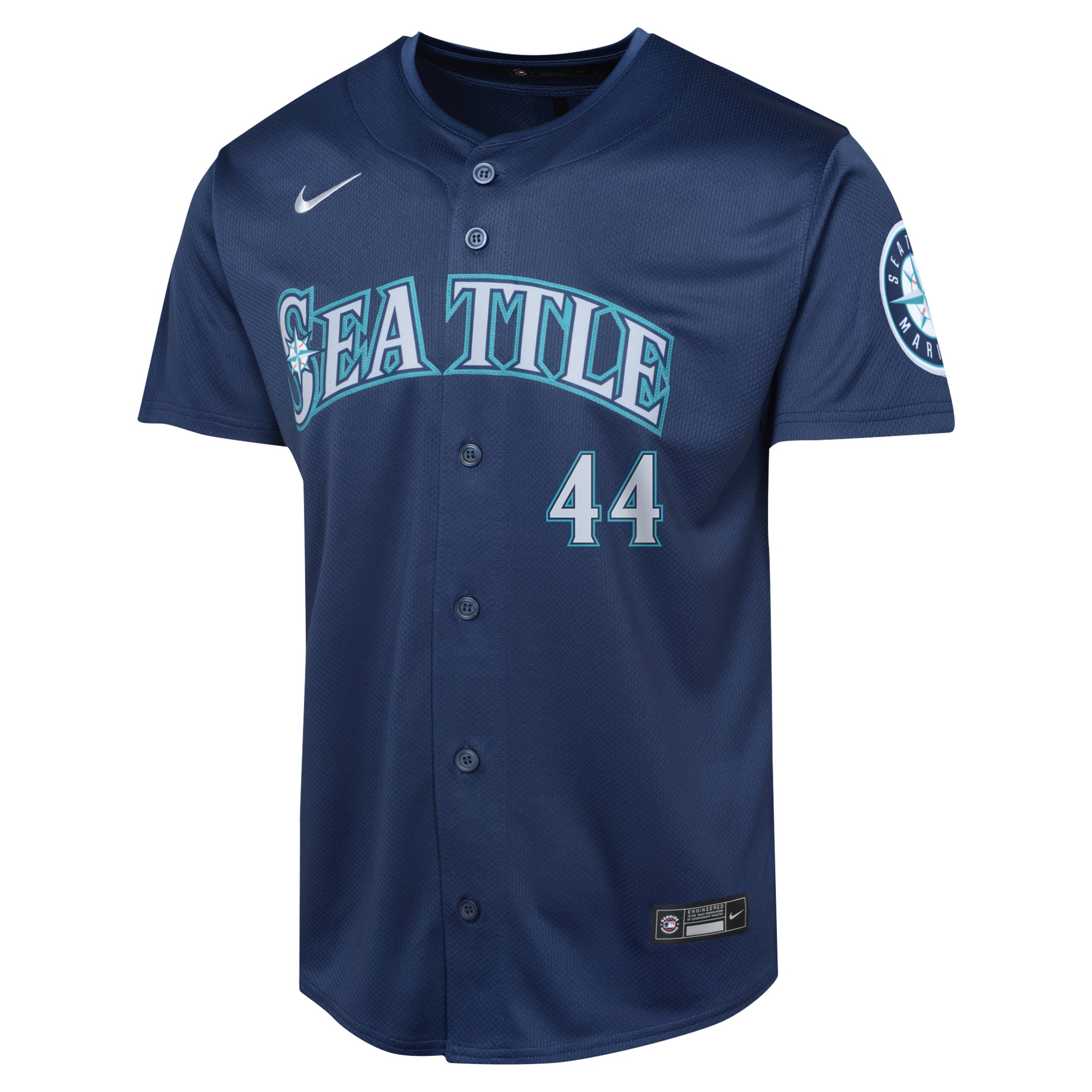 Seattle Mariners Julio Rodr?guez Navy Road Limited Player MLB Jersey Youth
