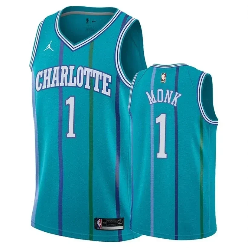 Charlotte Hornets Malik Monk 1 Classic Teal NBA Jersey Men's