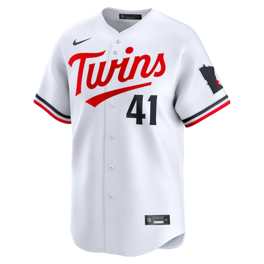 Joe Ryan 41 Minnesota Twins Home Limited Player White MLB Jersey Men's