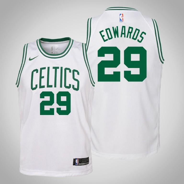 Carsen Edwards Boston Celtics 29 Associatio White NBA Jersey Youth