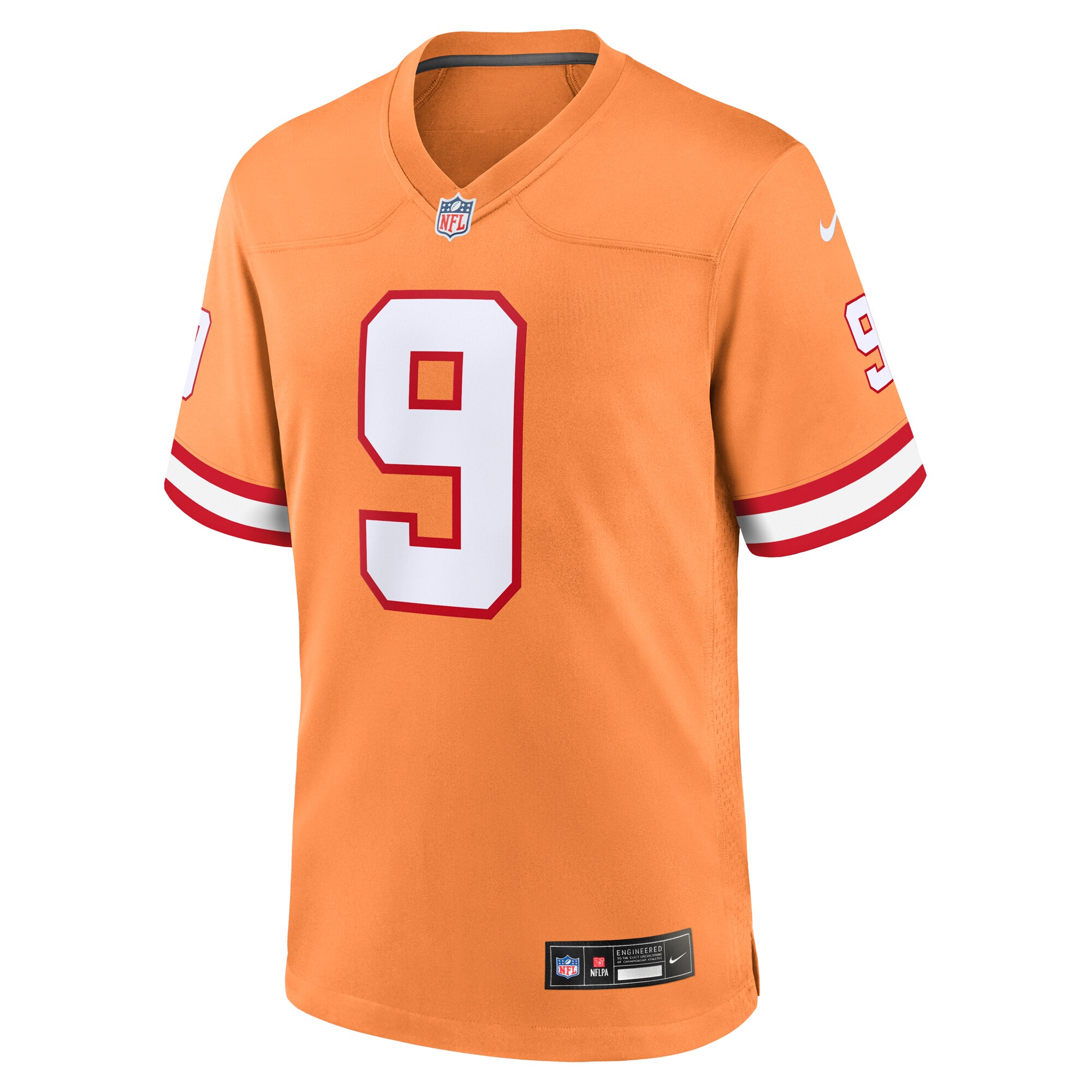 Tampa Bay Buccaneers Joe Tryon-Shoyinka Orange Throwback Game NFL Jersey Men's