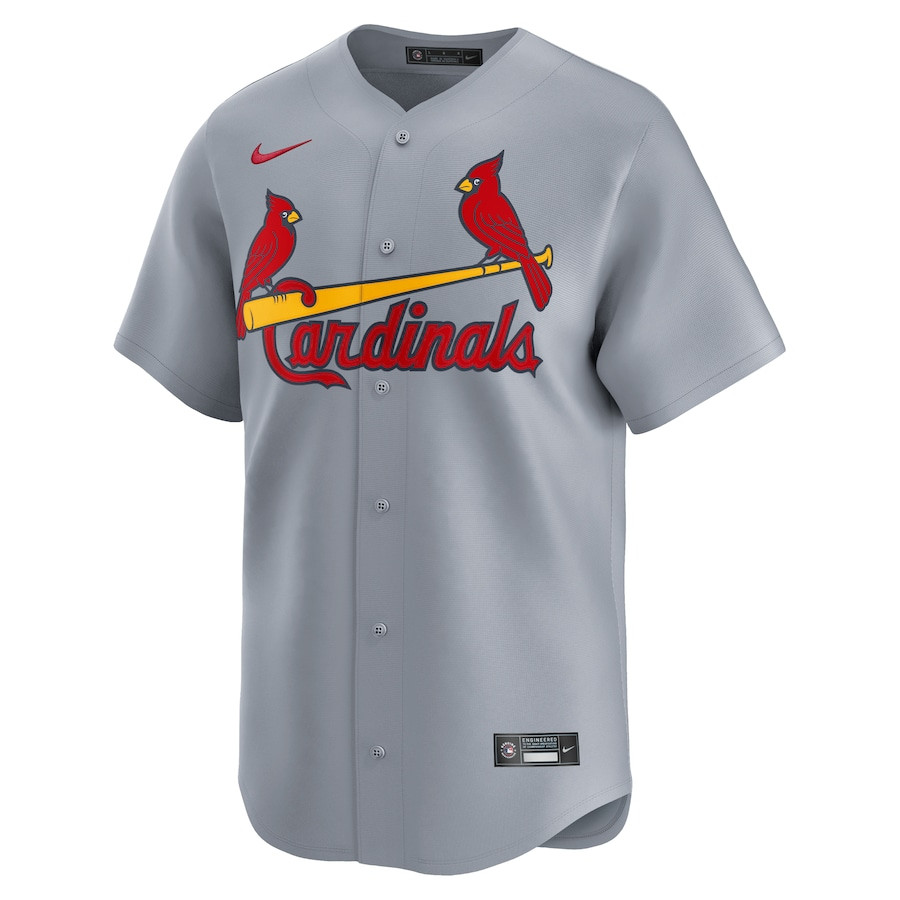 St. Louis Cardinals Away Limited Gray MLB Jersey Men's
