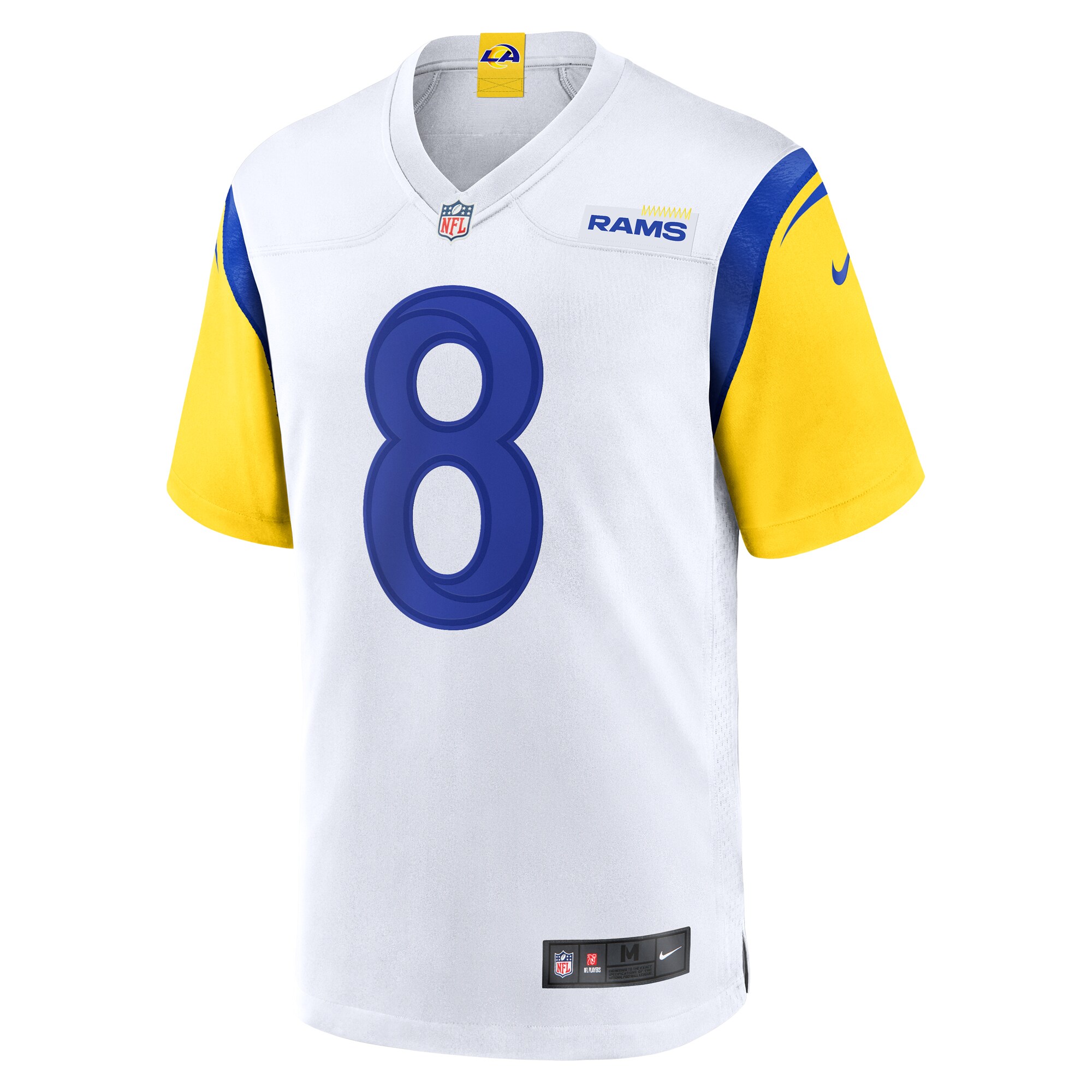 Los Angeles Rams Jared Verse White Game NFL Jersey Men's