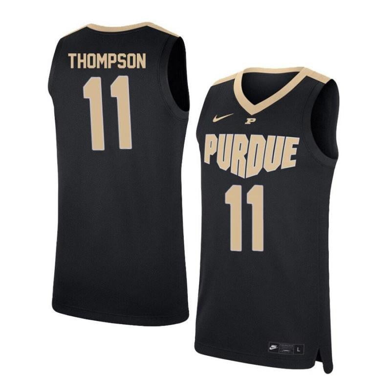 11 Isaiah Thompson Black Elite Purdue Boilermakers NCAA Jersey Men's