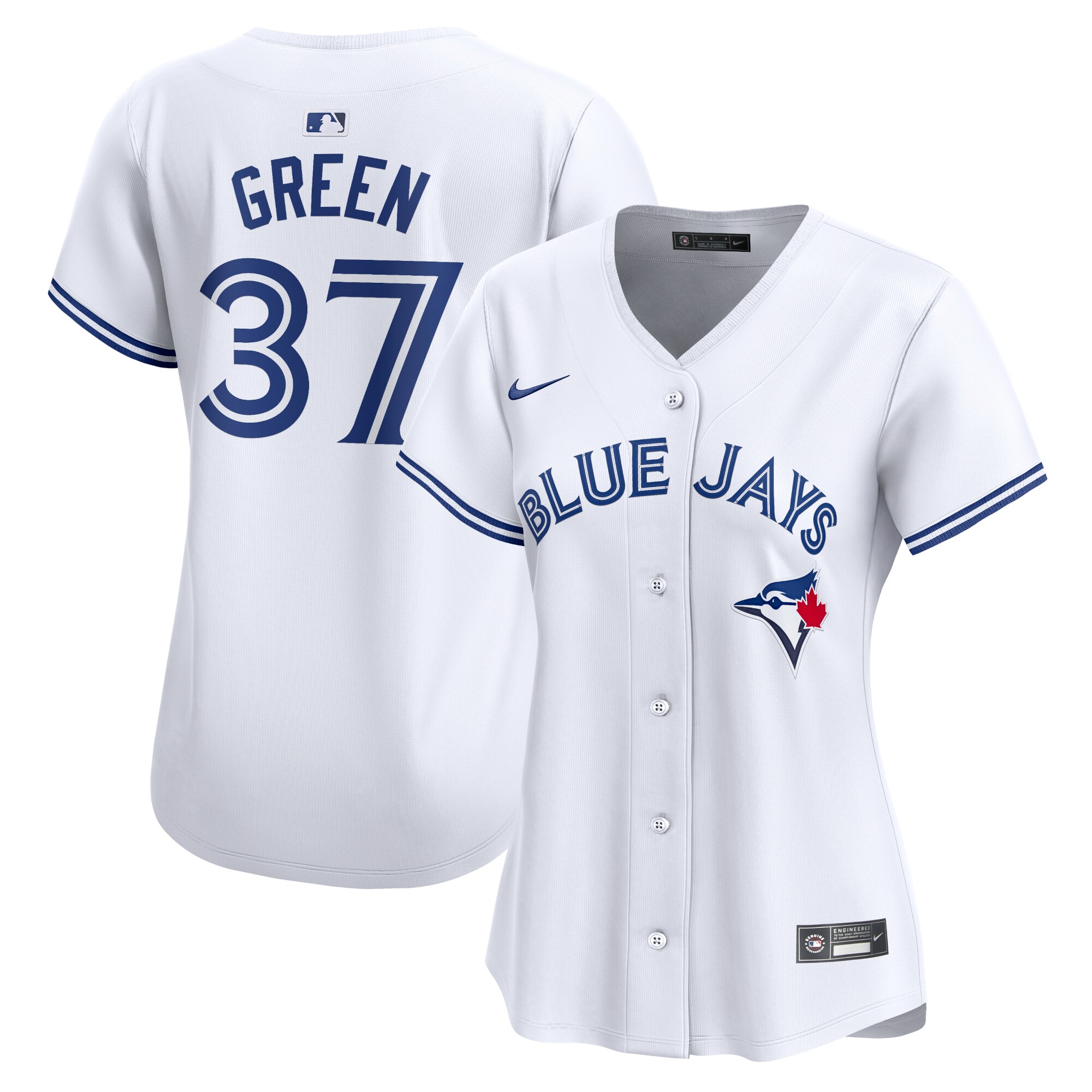 Toronto Blue Jays Chad Green White Home Limited Player MLB Jersey Women's