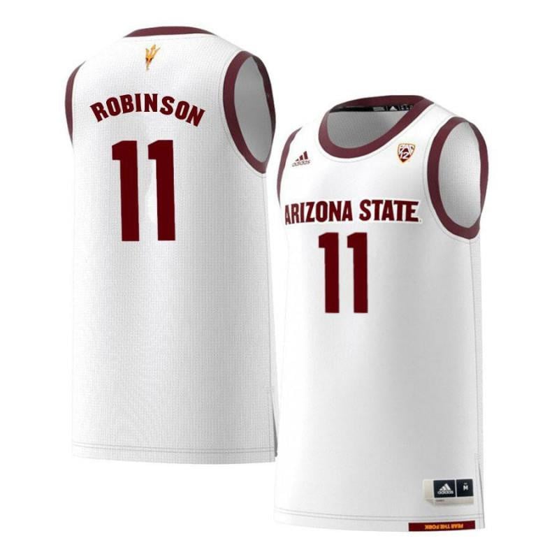 11 Calaen Robinso White Retro Arizona State Sun Devils NCAA Jersey Men's