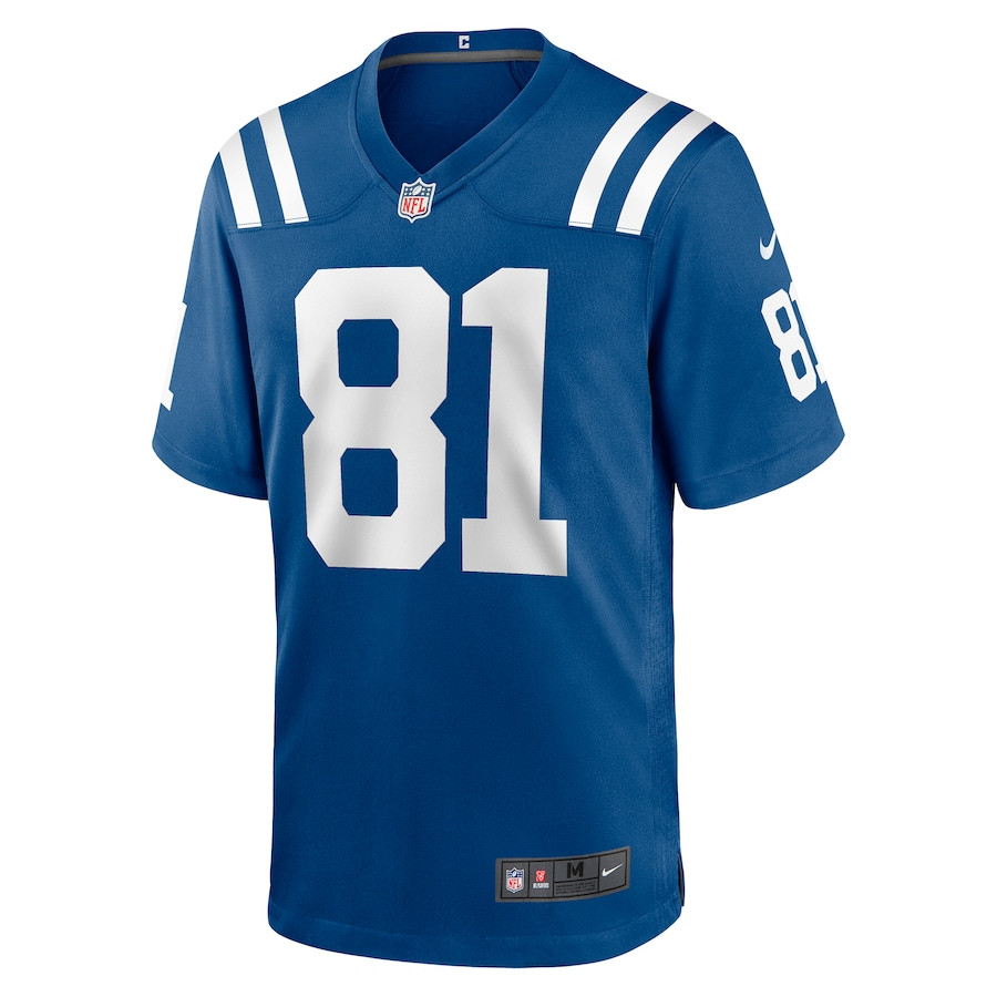 Mo Alie-Cox 81 Indianapolis Colts Team Game Royal NFL Jersey Men's