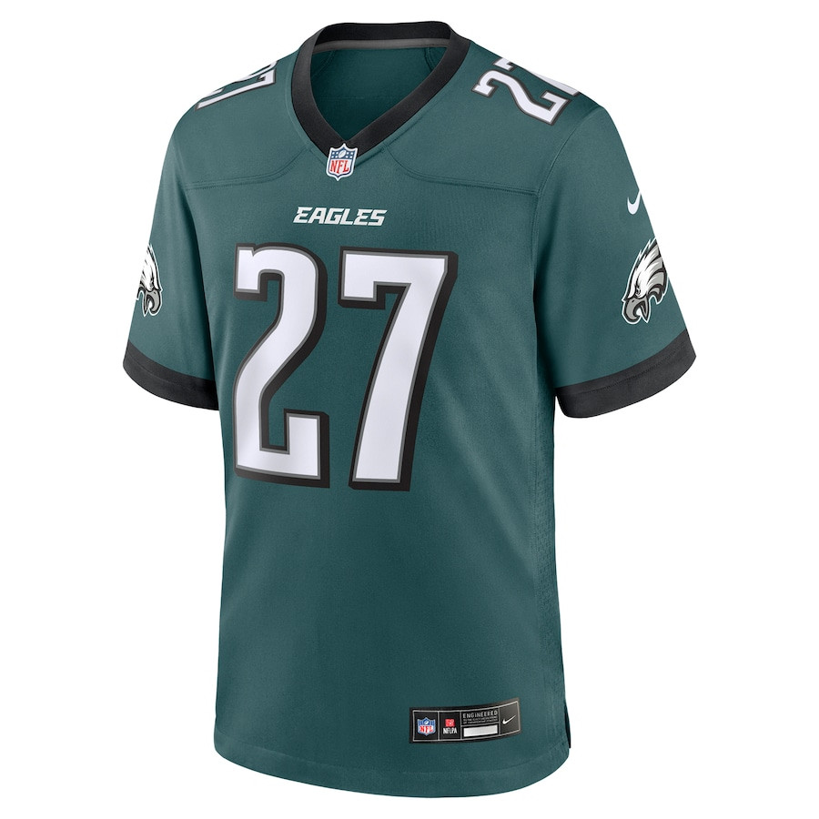 Quinyon Mitchell 27 Philadelphia Eagles Team Game Midnight Green NFL Jersey Men's