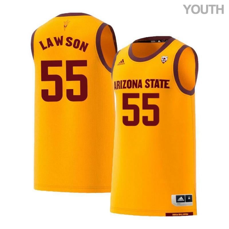 55 Shazier Lawson Yellow Retro Arizona State Sun Devils NCAA Jersey Youth