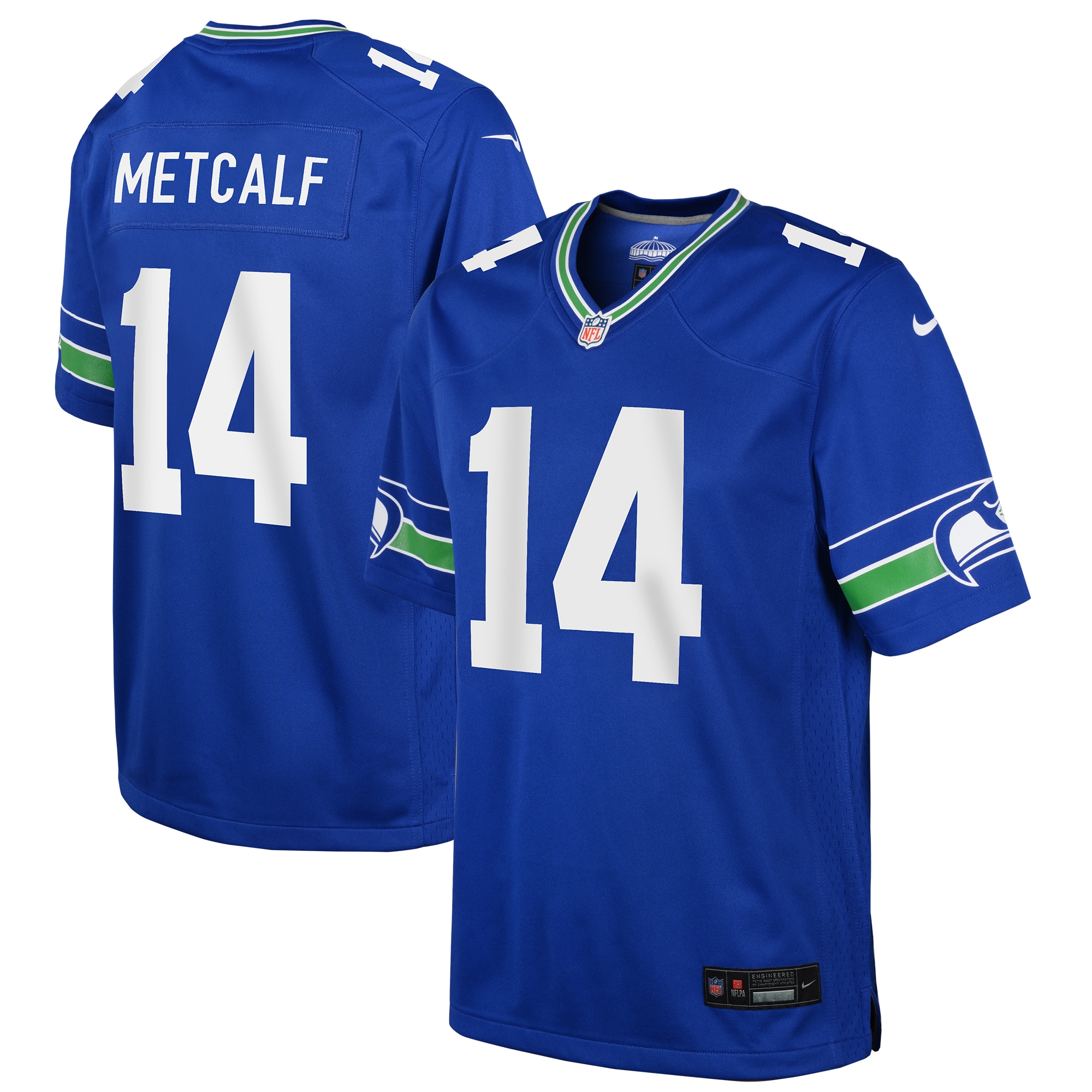 Seattle Seahawks DK Metcalf Royal Game NFL Jersey Youth