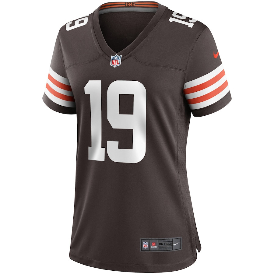 Bernie Kosar 19 Cleveland Browns Game Retired Brown NFL Jersey Women's