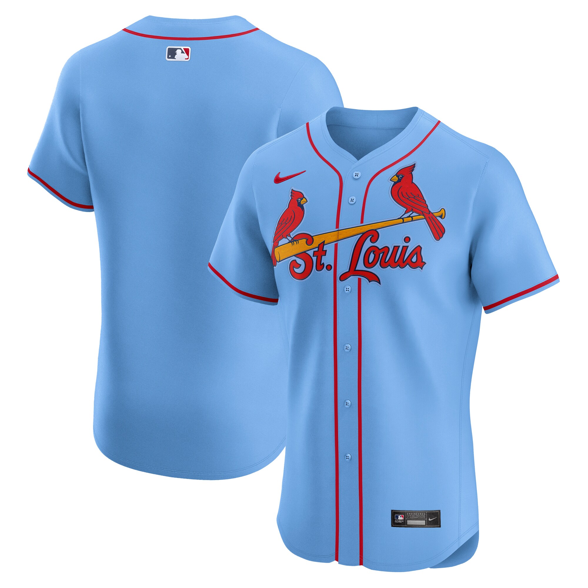 St. Louis Cardinals Royal Home Elite MLB Jersey Men's