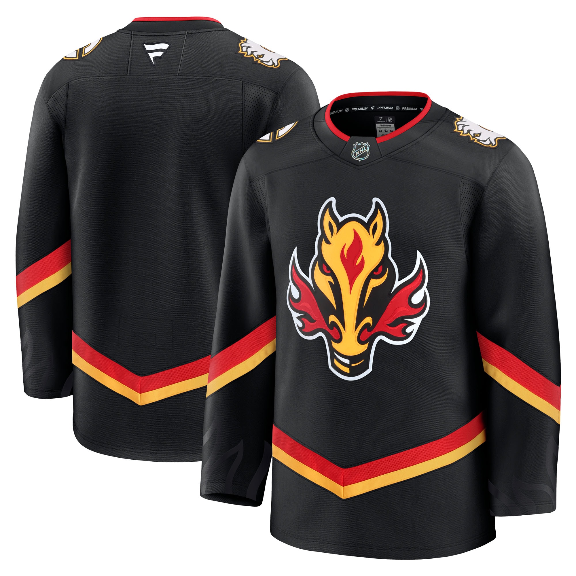 Calgary Flames Black Alternate Premium NHL Jersey Men's