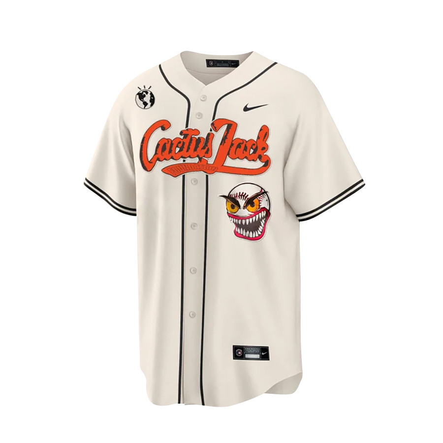 Alex Bregman 2 Houston Astros Cactus Jack Cream Men MLB Jersey Men's