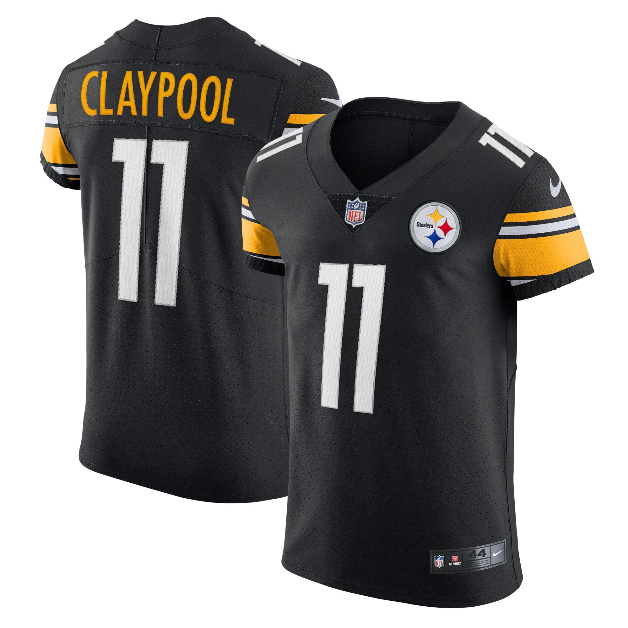Pittsburgh Steelers Chase Claypool Black Vapor Elite Player NFL Jersey Men's