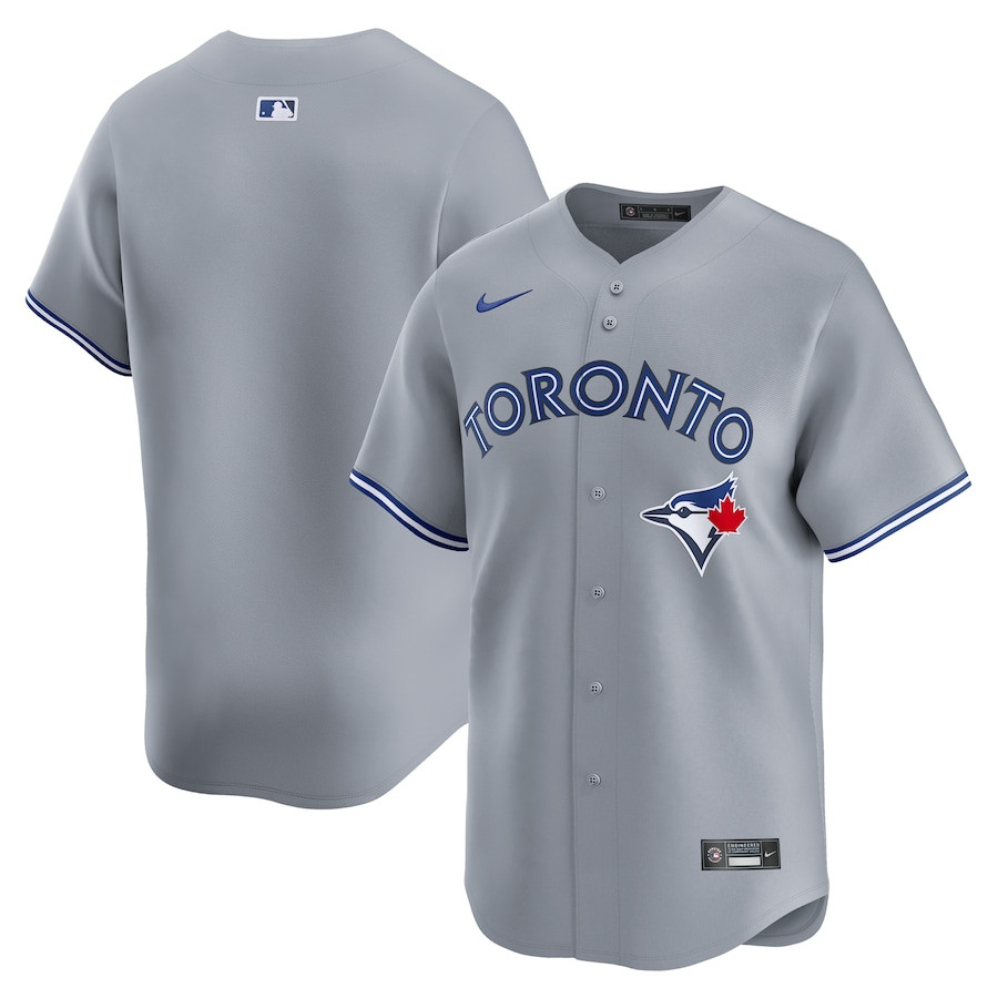 Toronto Blue Jays Away Limited Gray MLB Jersey Men's