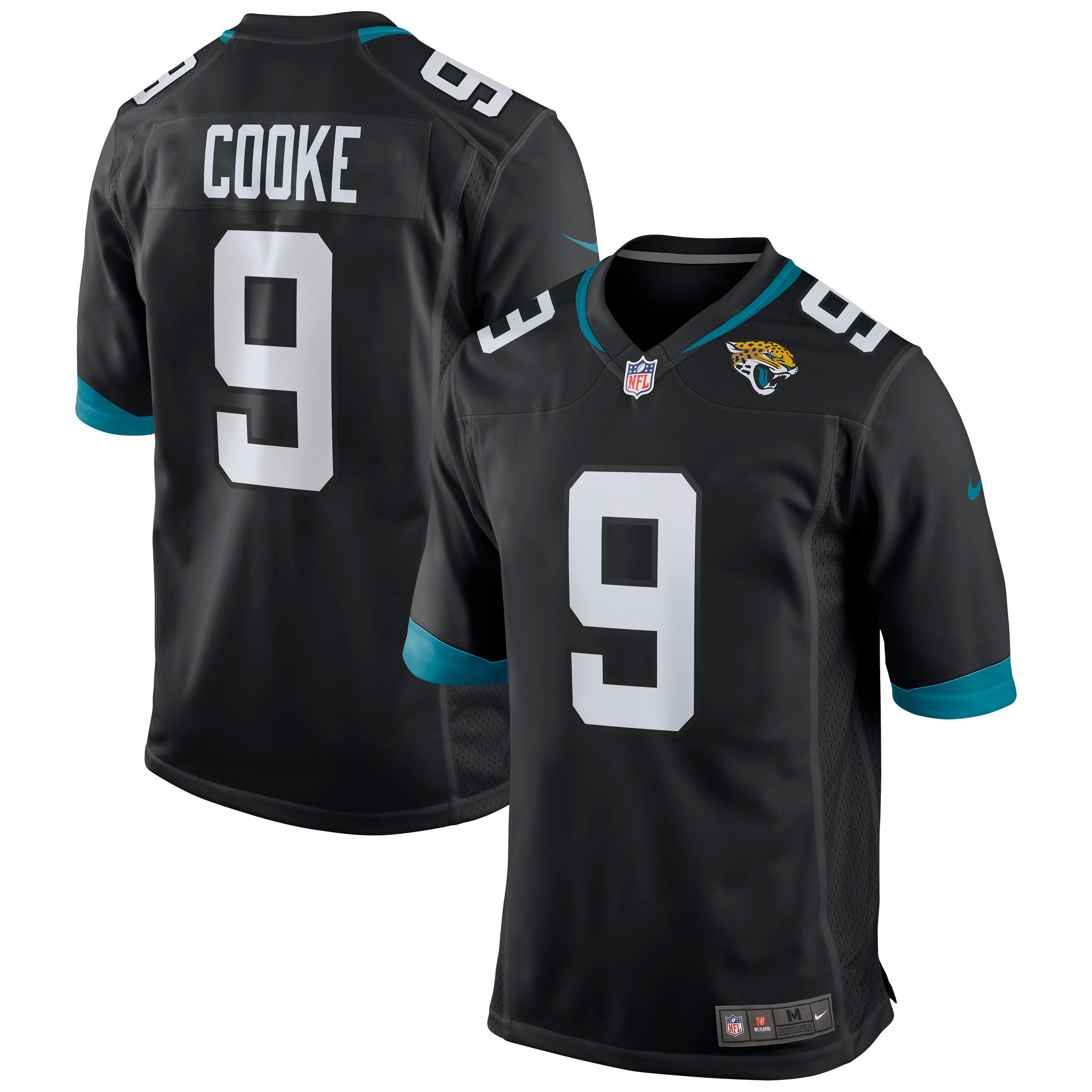 Jacksonville Jaguars Logan Cooke Black Game NFL Jersey Men's