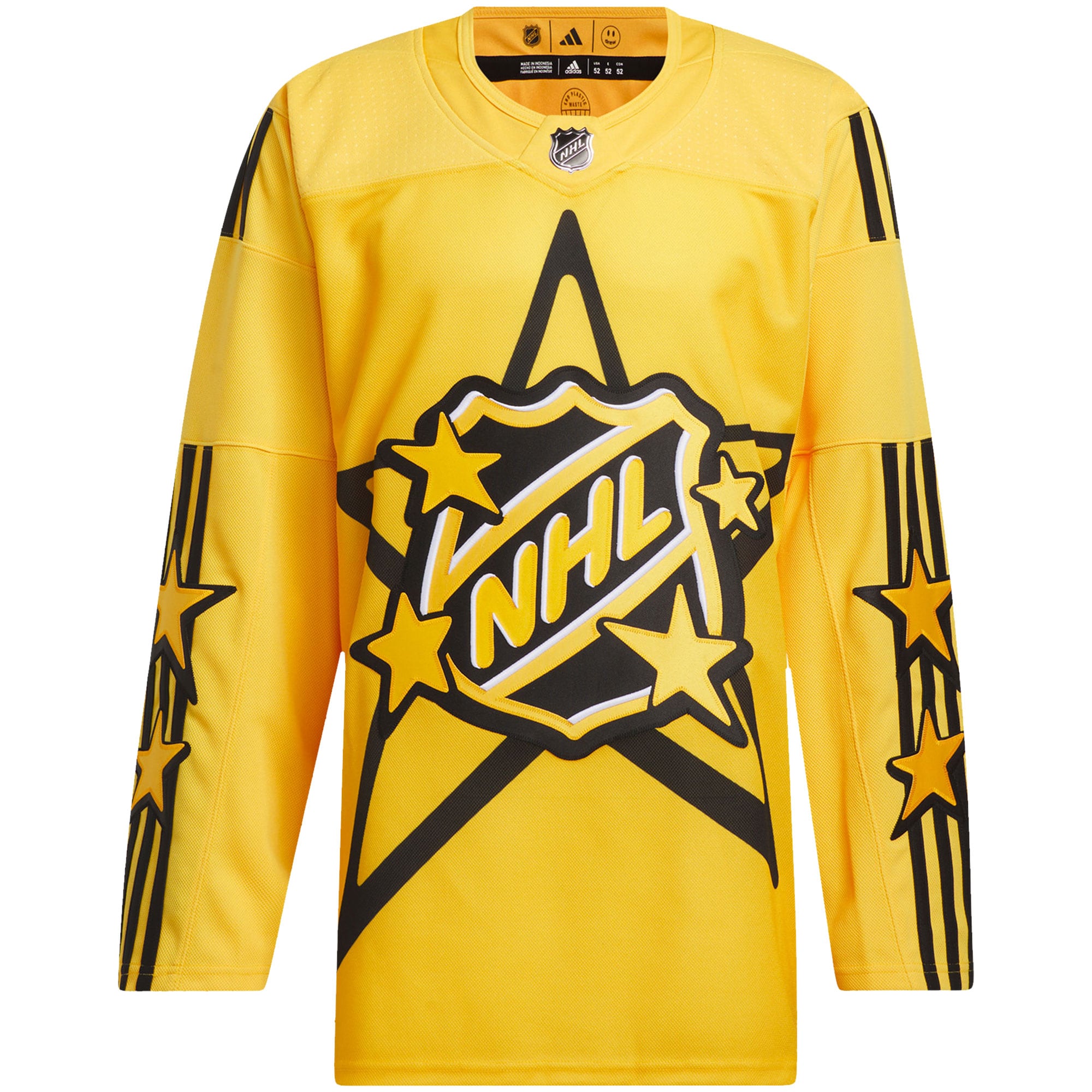 2024 All Star Game x drew house Yellow Primegreen NHL Jersey Men's