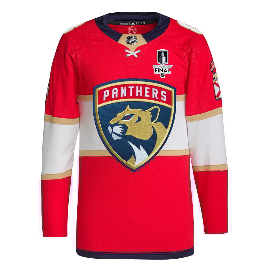 Kyle Okposo 8 Florida Panthers 2024 STANLEY CUP Final Home Breakaway Red NHL Jersey Men's