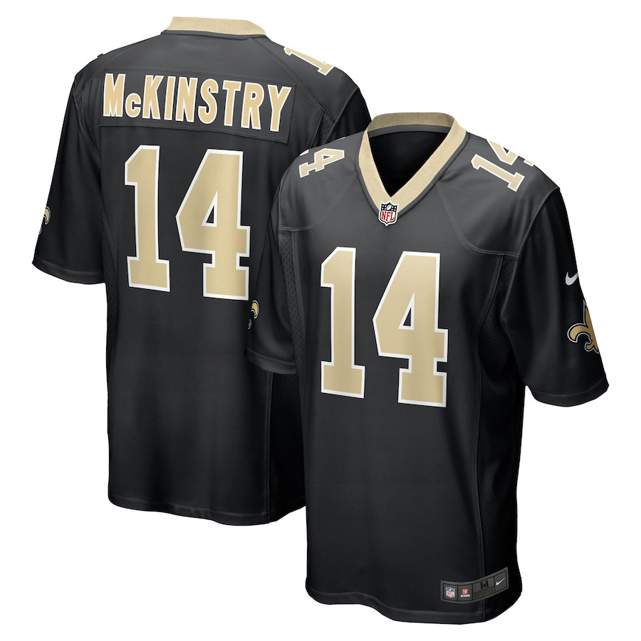 Ga'Quincy McKinstry 14 New Orleans Saints Game Black NFL Jersey Men's