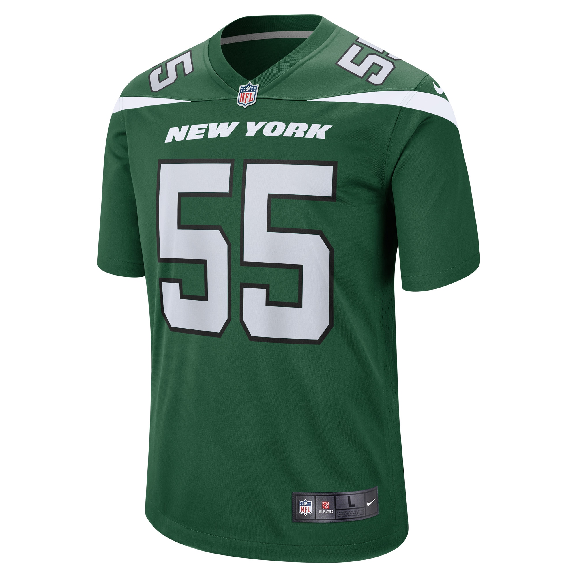 New York Jets Chazz Surratt Gotham Green Game Player NFL Jersey Men's