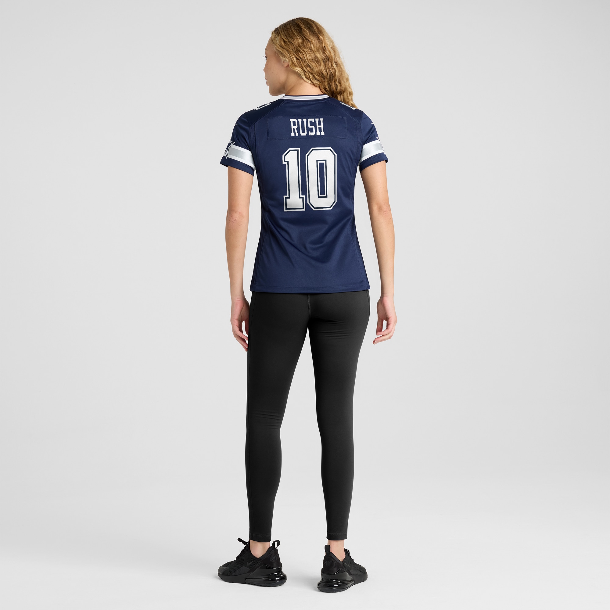 Dallas Cowboys Cooper Rush Navy Game Player NFL Jersey Women's