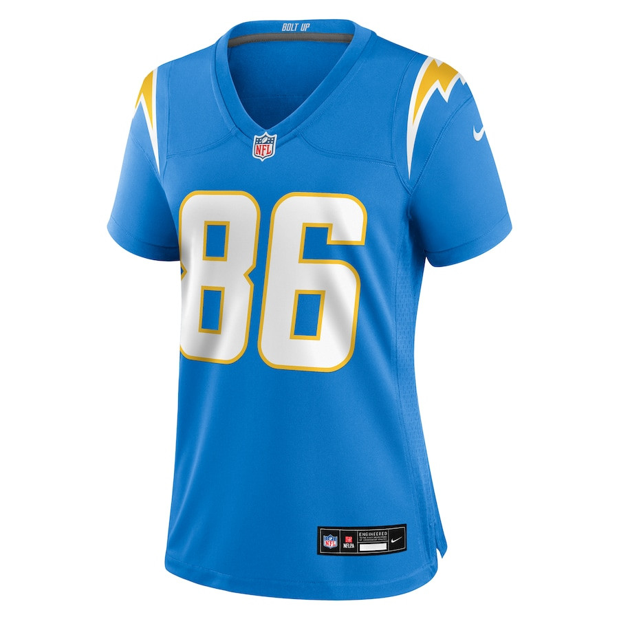 Laviska Shenault Jr. 86 Los Angeles Chargers Team Game Powder Blue NFL Jersey Women's