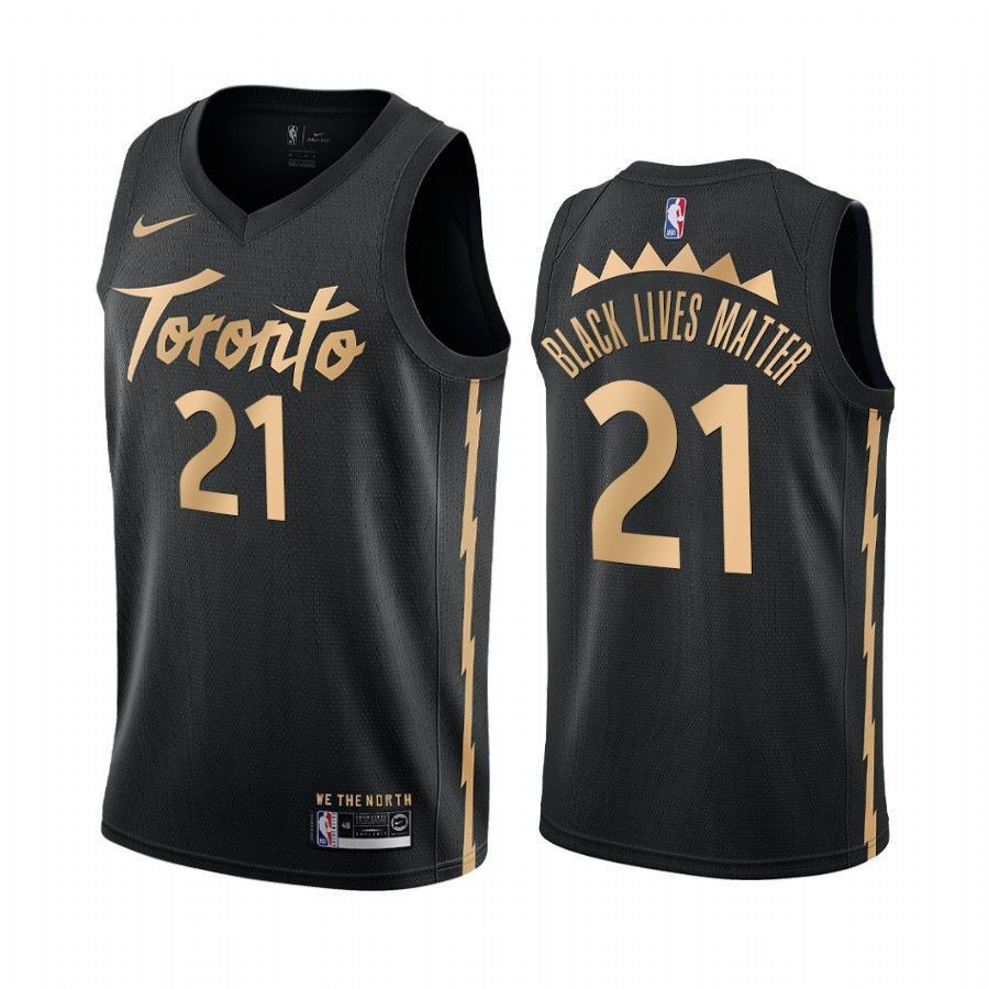 Matt Thomas Black Lives Matter Raptors City NBA Jersey Men's