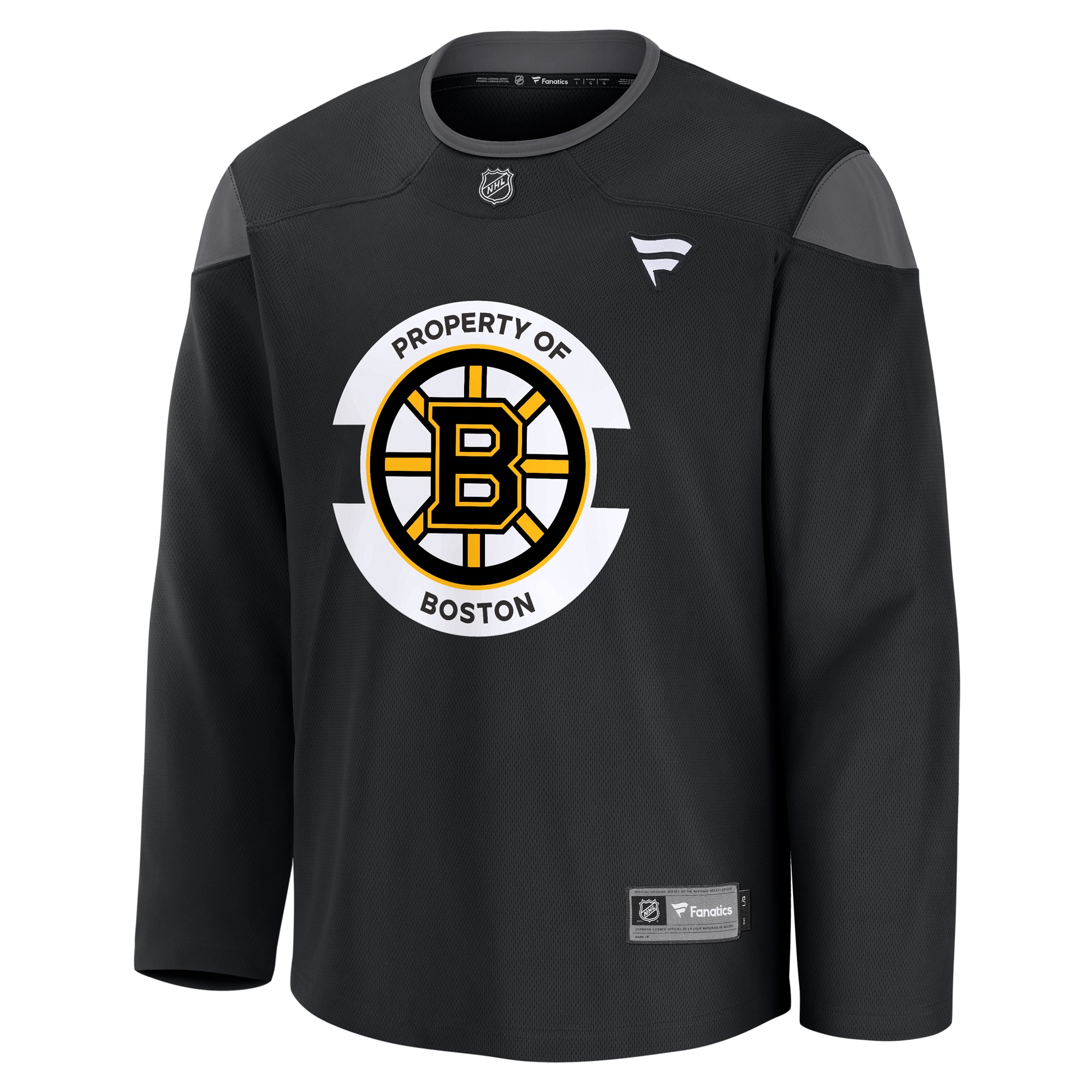 Boston Bruins Black Team Practice NHL Jersey Men's