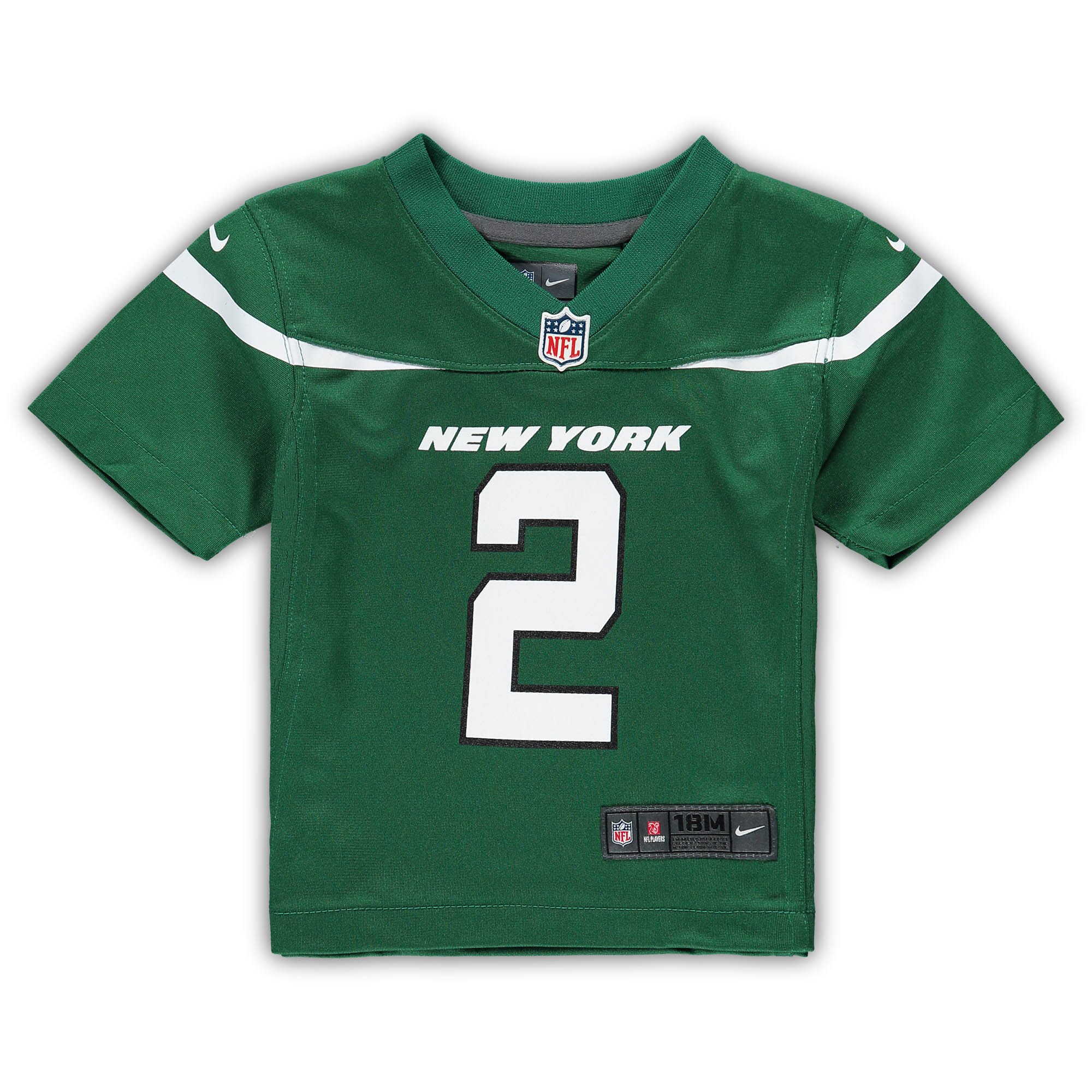 Infant New York Jets Zach Wilson Gotham Green Game NFL Jersey Men's