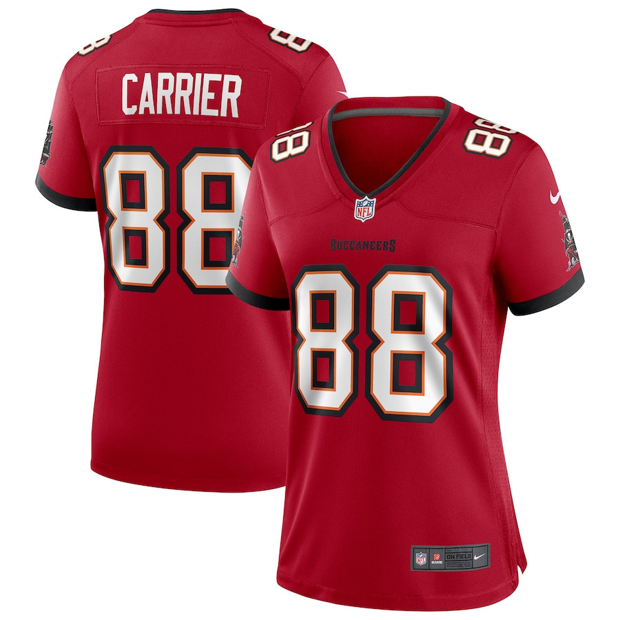 Mark Carrier 88 Tampa Bay Buccaneers Womens Game Retired Red NFL Jersey Women's