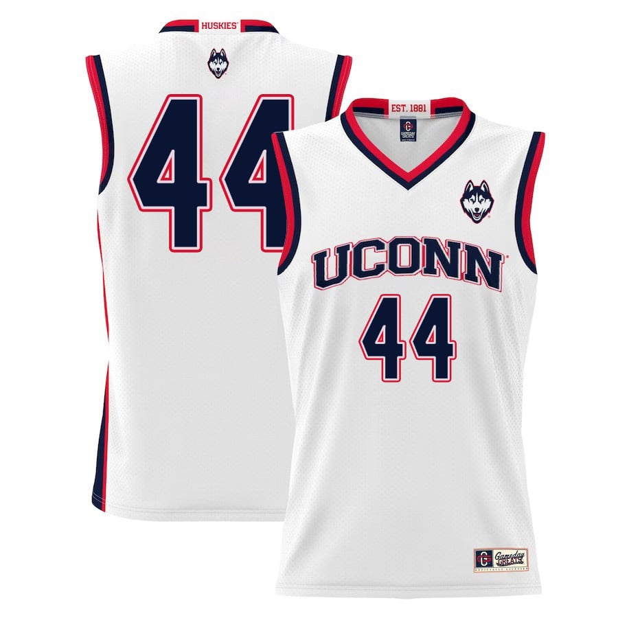 Andre Jackson Jr. 44 UConn Huskies White NCAA Jersey Men's
