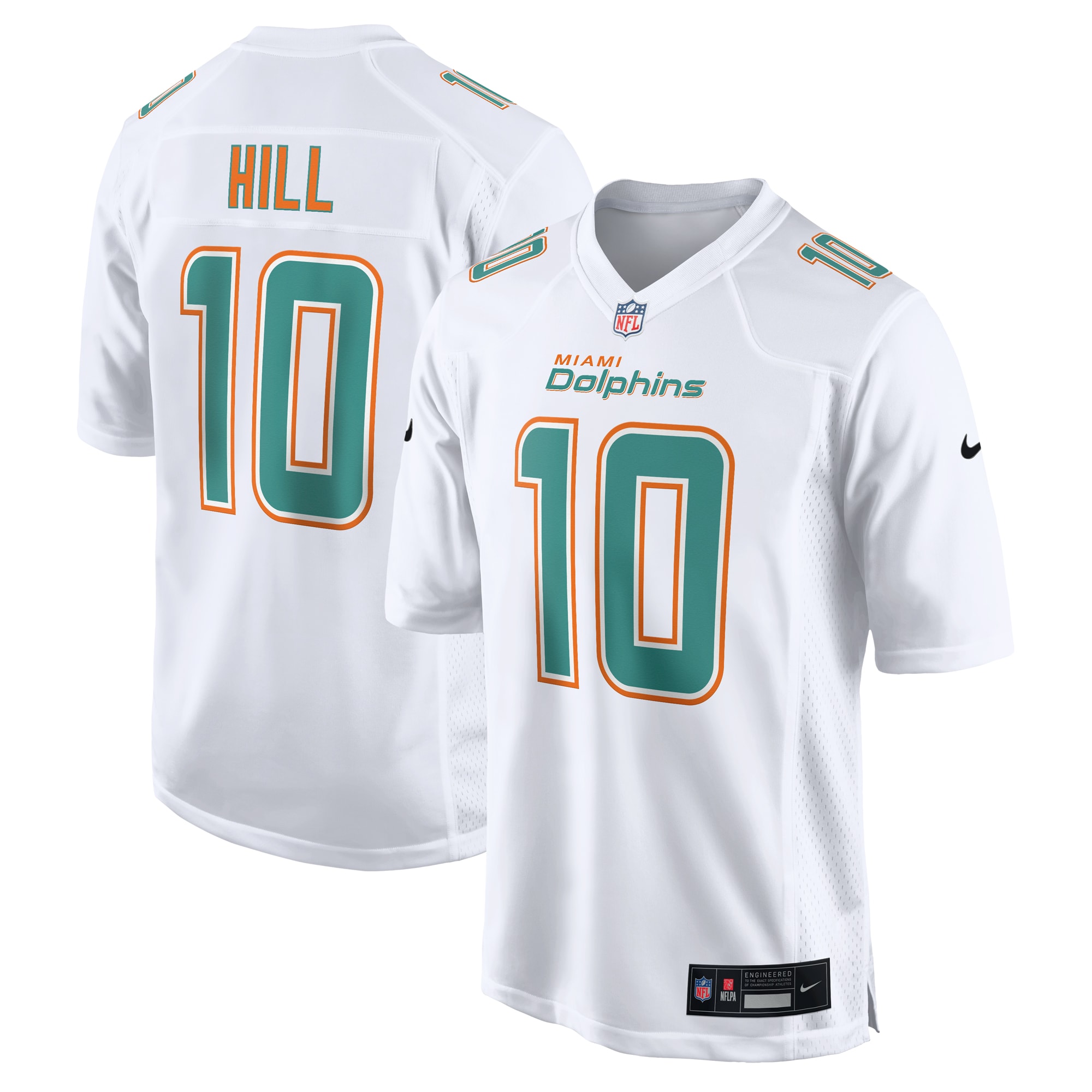 Miami Dolphins Tyreek Hill White Fashion Game NFL Jersey Men's