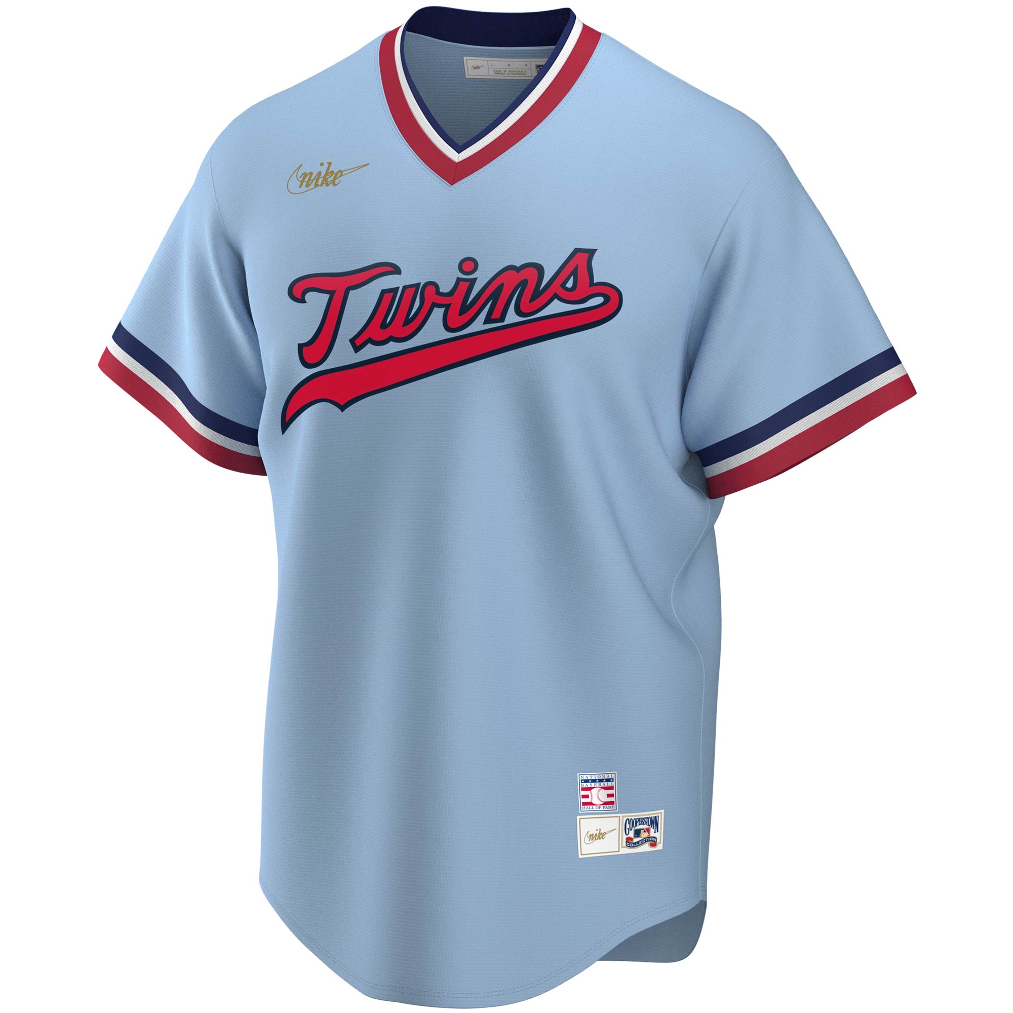 Minnesota Twins Rod Carew Light Blue Road Cooperstown Collection Player MLB Jersey Men's