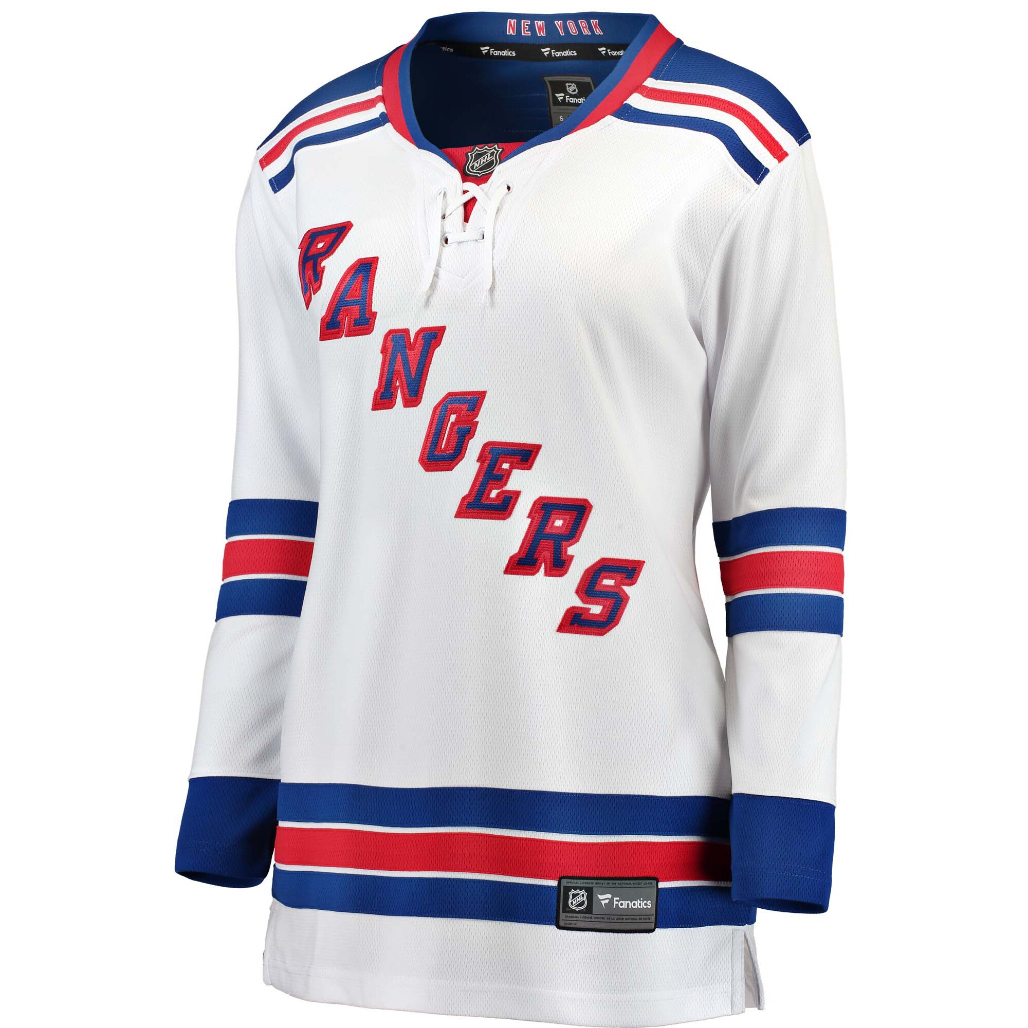 New York Rangers White Away Breakaway NHL Jersey Women's