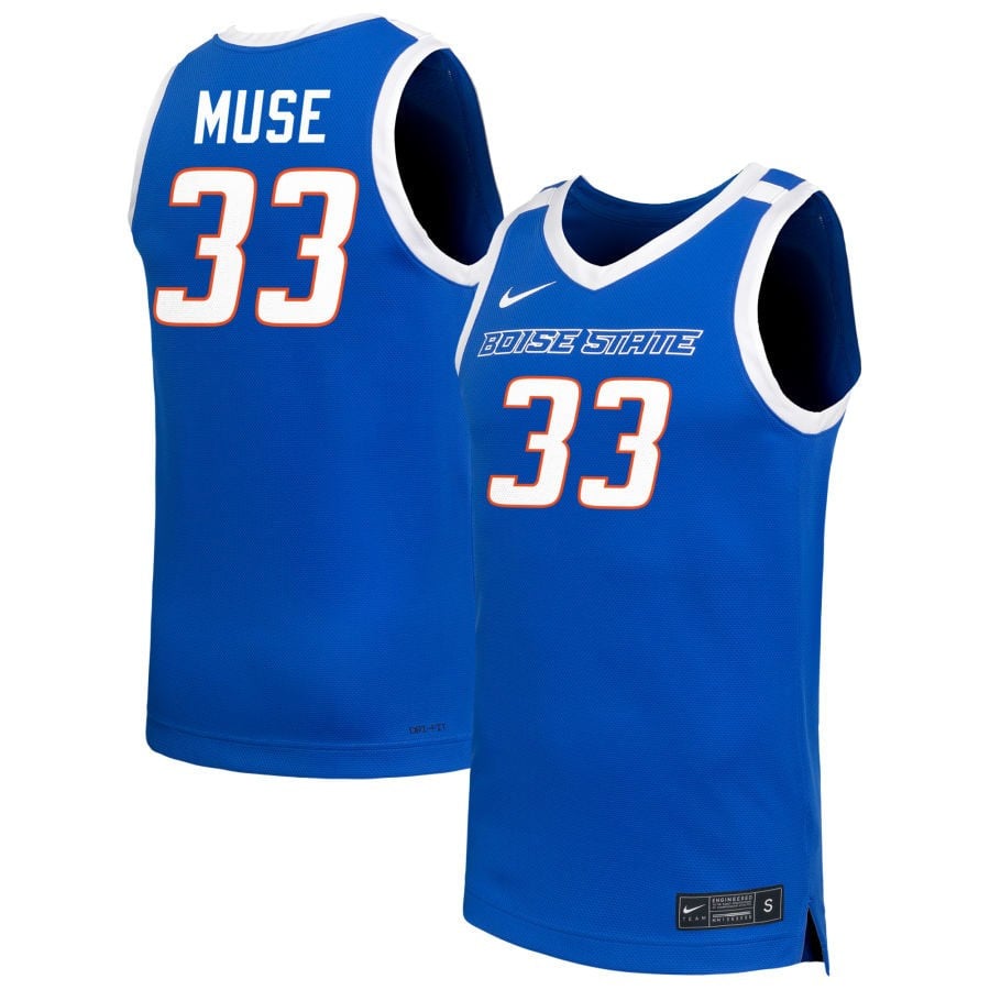 Abby Muse 33 Boise State Bronco Unisex NIL Royal NCAA Jersey Unisex