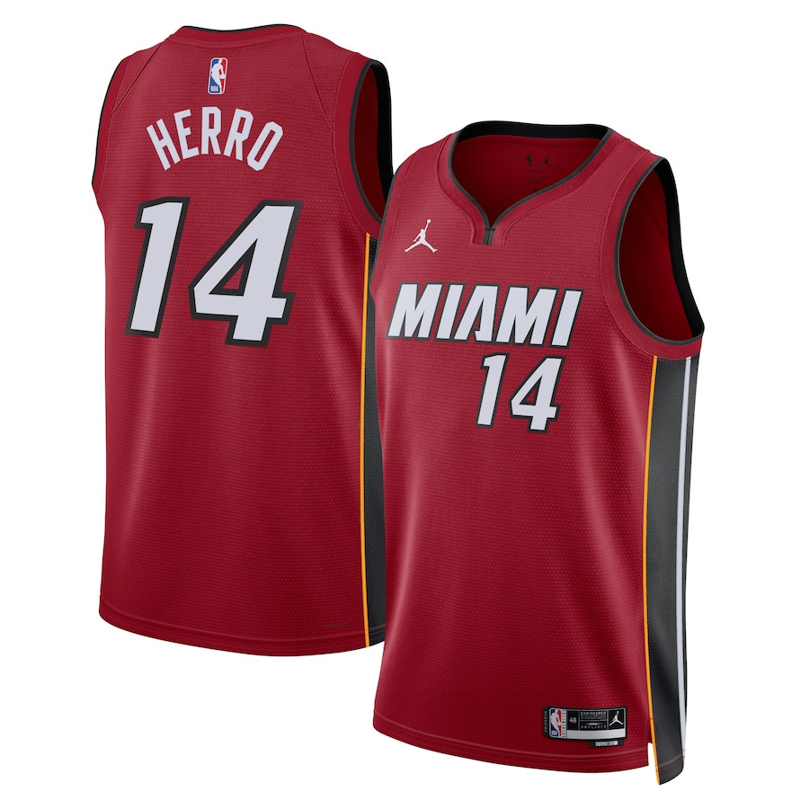 Tyler Herro 14 Miami Heat Unisex Swingman Statement Edition Crimson NBA Jersey Unisex