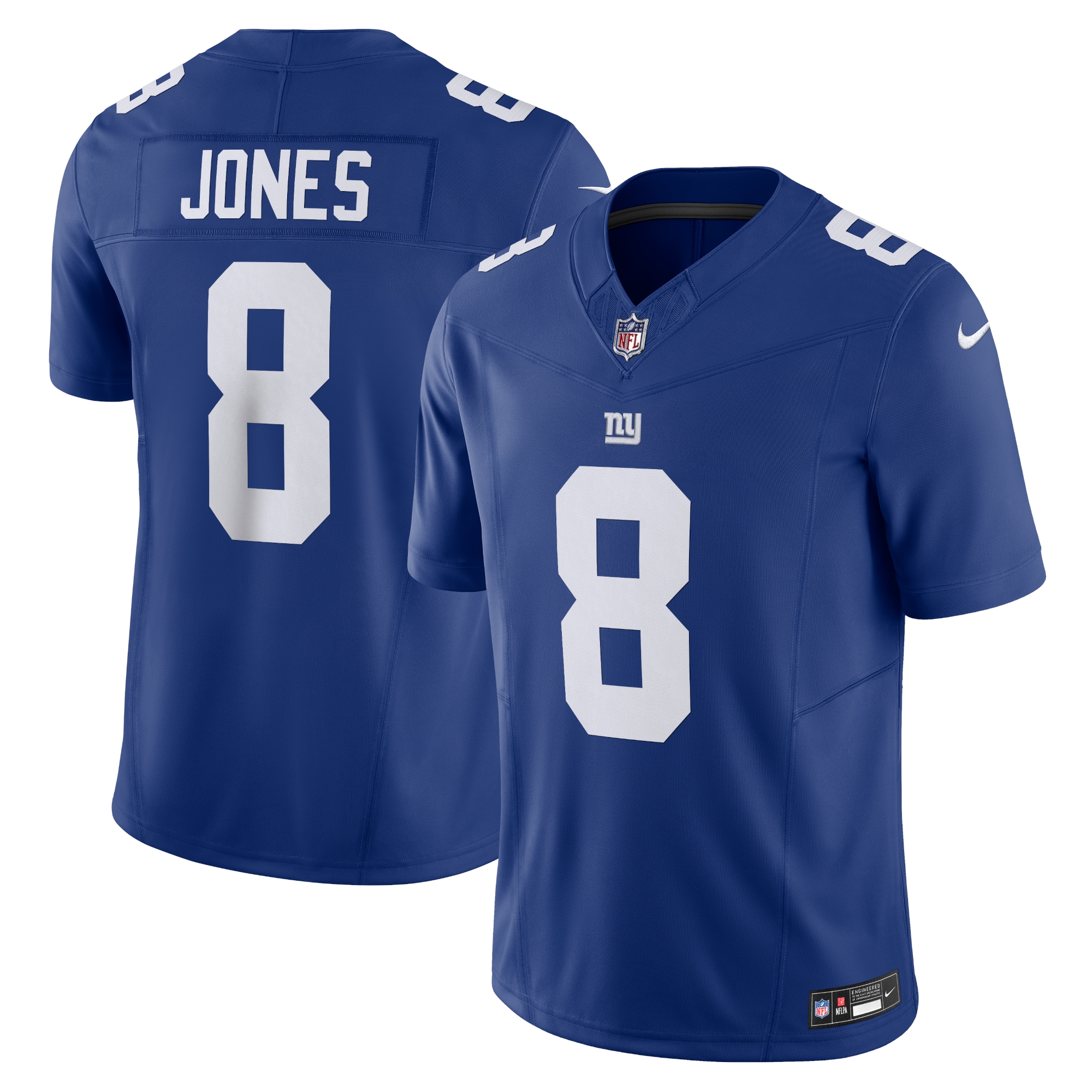 New York Giants Daniel Jones Royal Vapor F.U.S.E. Limited NFL Jersey Men's