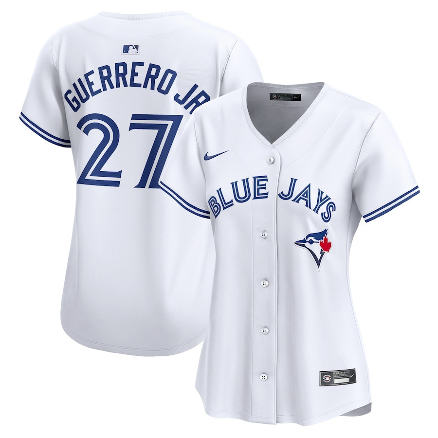 Vladimir Guerrero Jr. 27 Toronto Blue Jays Home Limited White MLB Jersey Women's