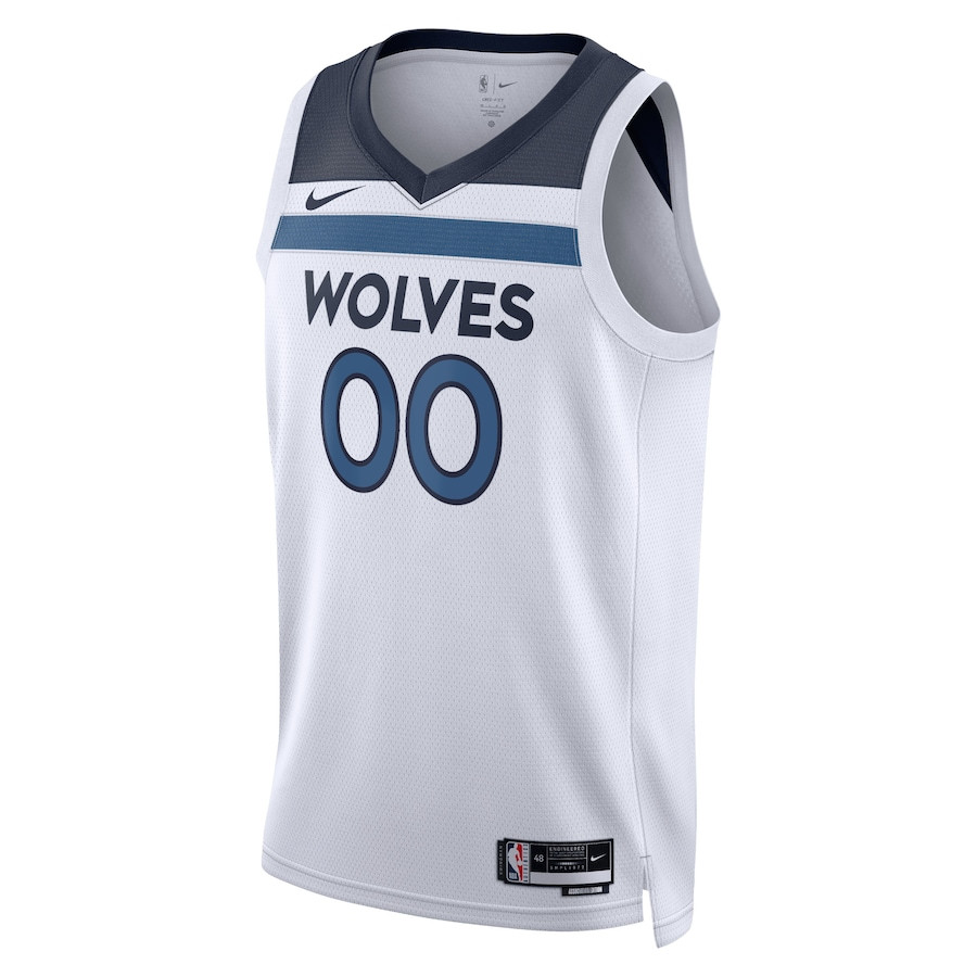 Minnesota Timberwolves 2023/24 Association Swingman Custom White NBA Jersey Men's