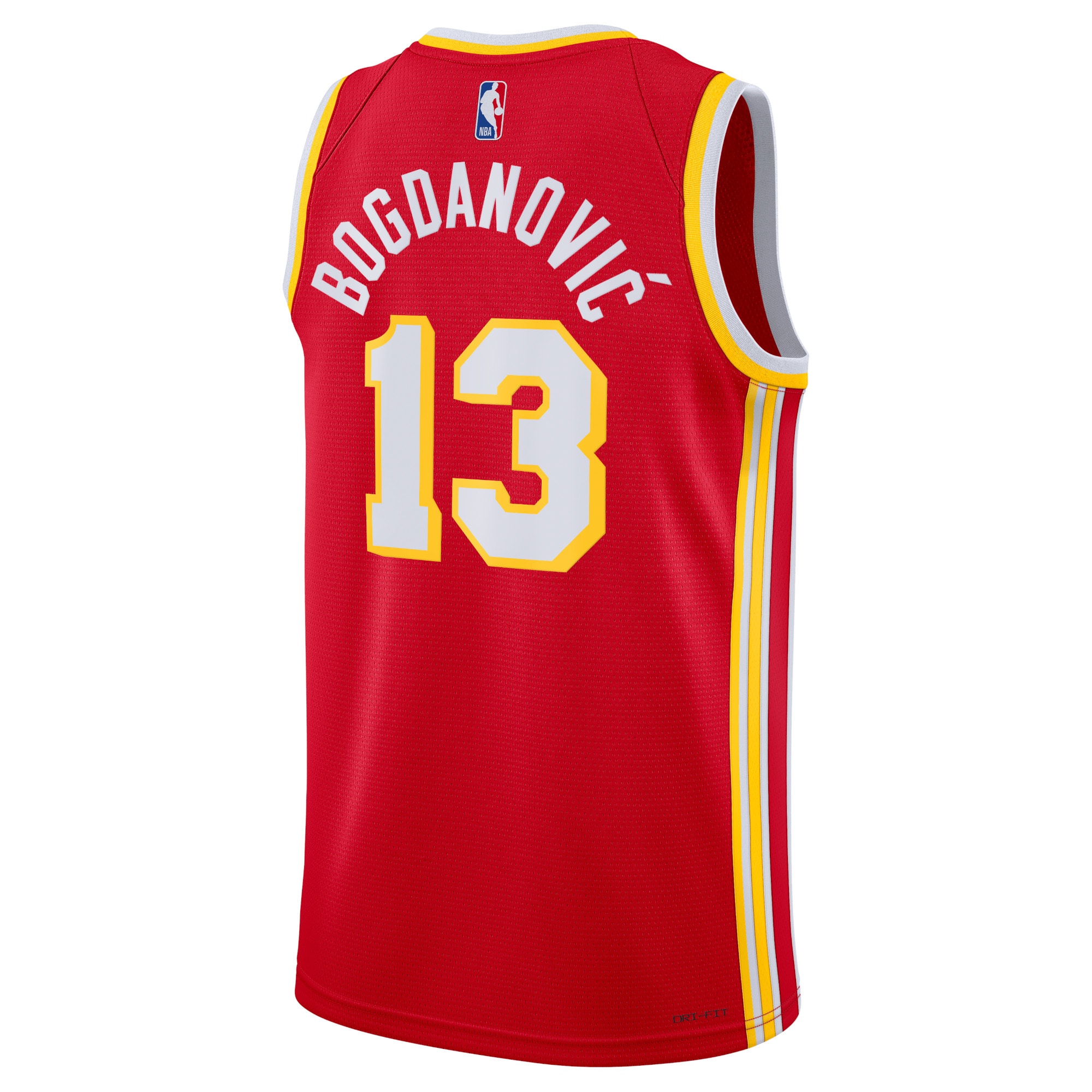 Atlanta Hawks Icon Edition Swingman Red Bogdan Bogdanovi Unisex NBA Jersey Unisex