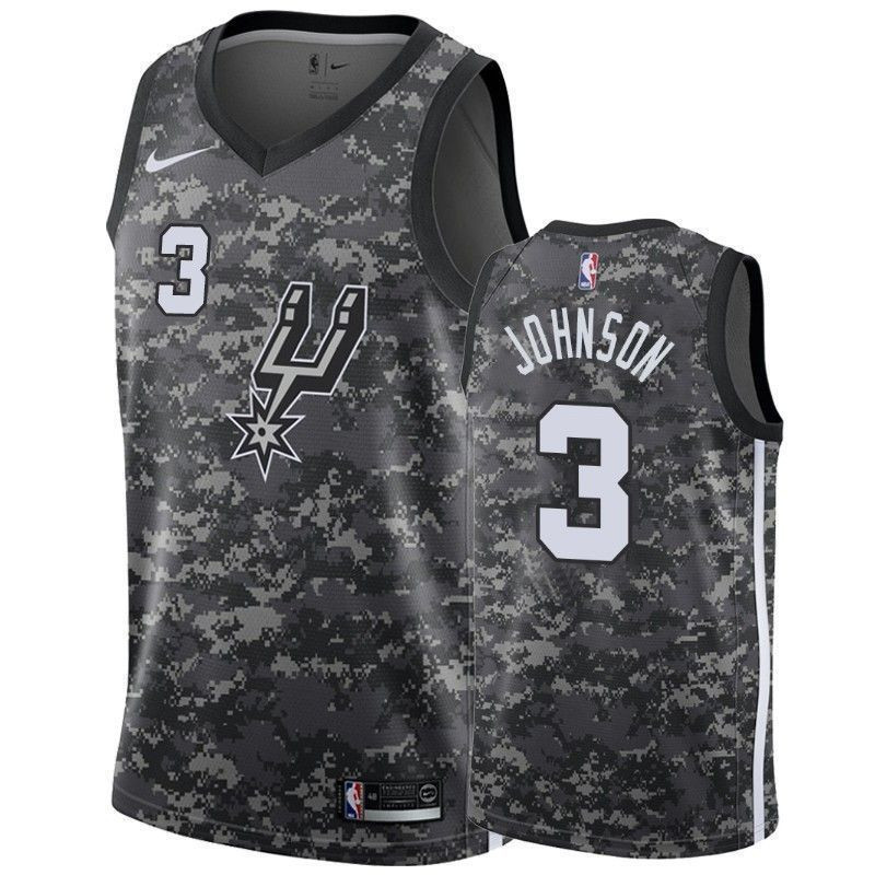 San Antonio Spurs Keldon Johnson 3 City NBA Jersey Men's