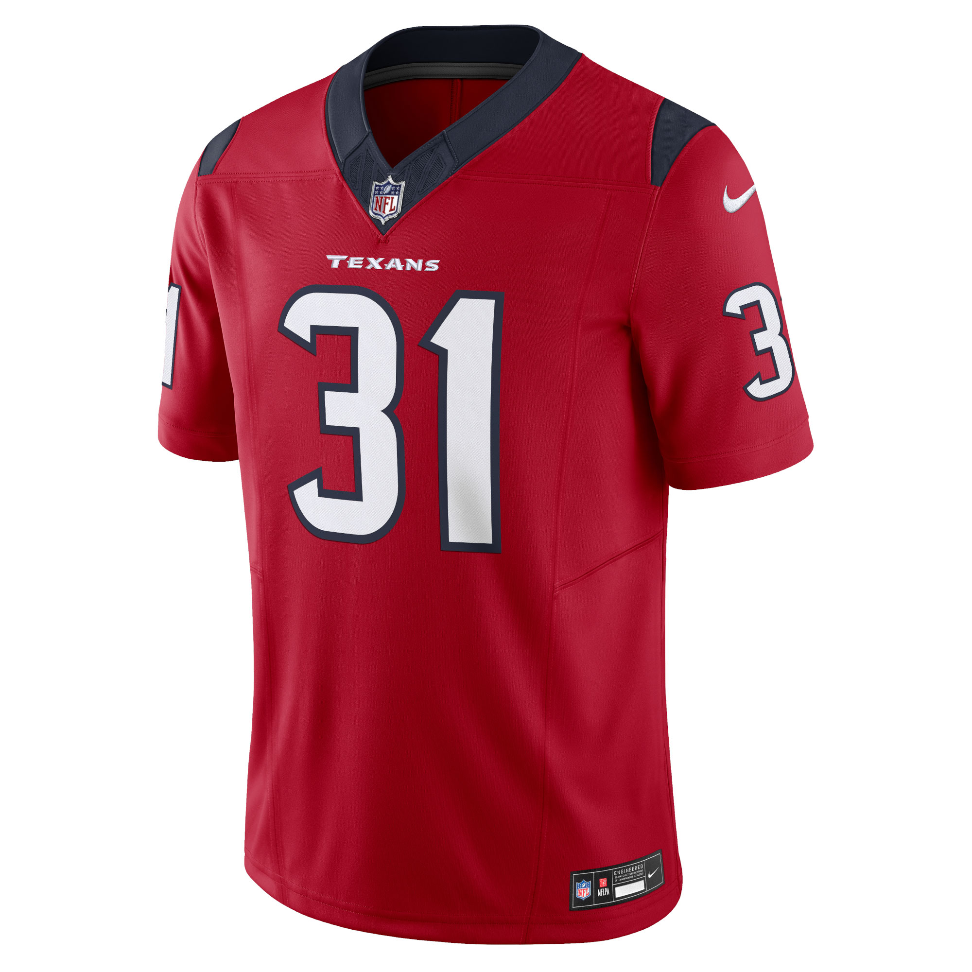 Houston Texans Dameon Pierce Red Vapor F.U.S.E. Limited NFL Jersey Men's