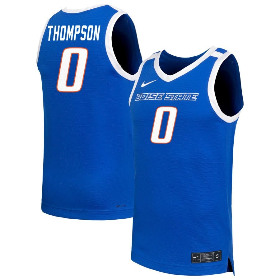 Tatum Thompson 0 Boise State Bronco Unisex NIL Royal NCAA Jersey Unisex