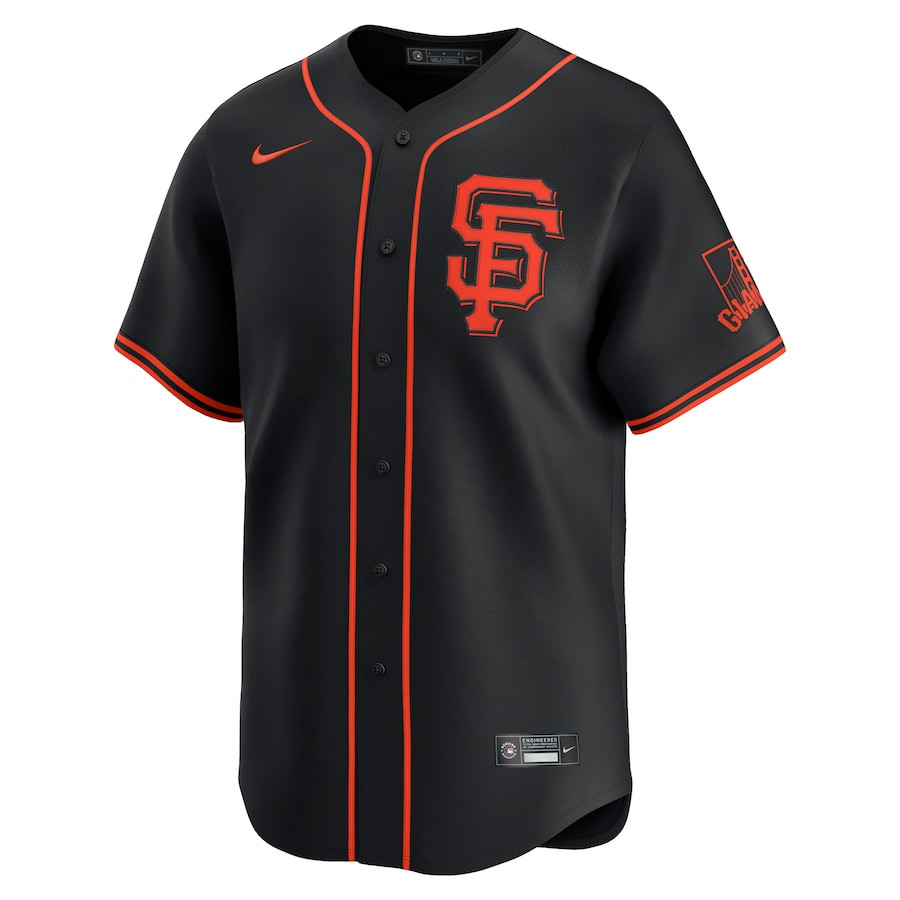 Blake Snell 7 San Francisco Giants Alternate Limited Black MLB Jersey Men's